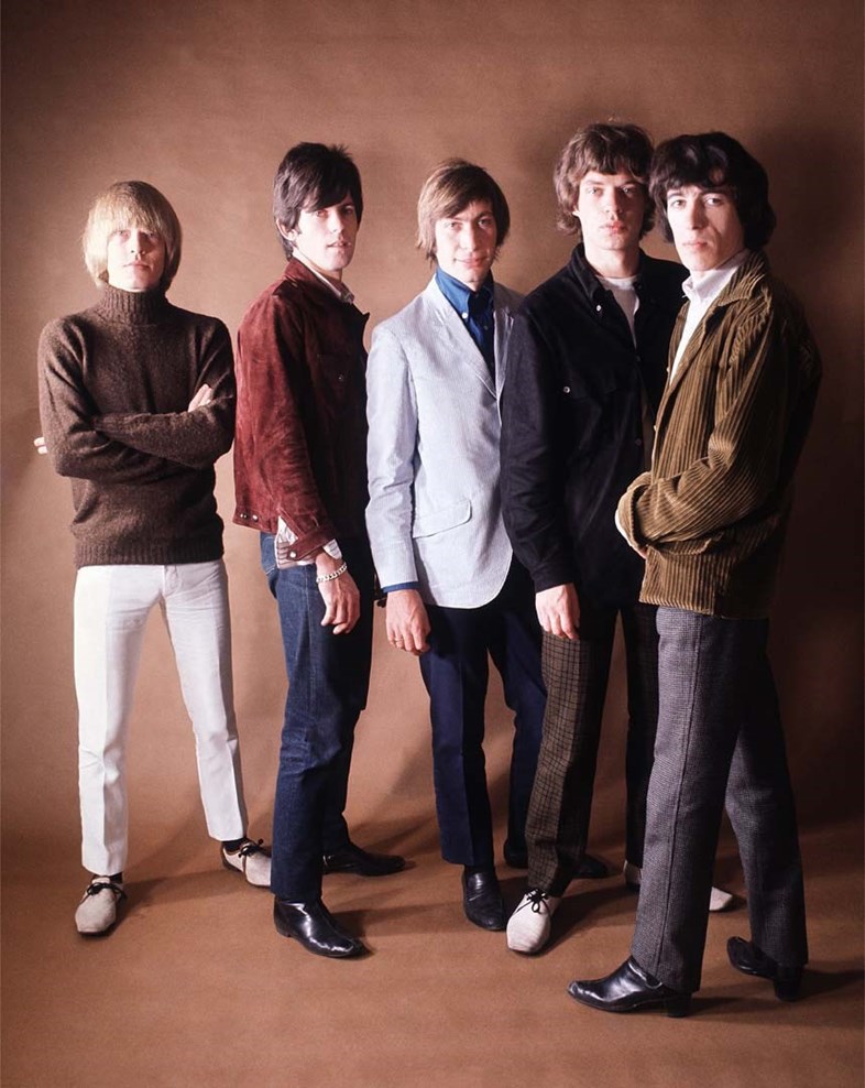 Gered Mankowitz Rolling Stones Masons Yard colour