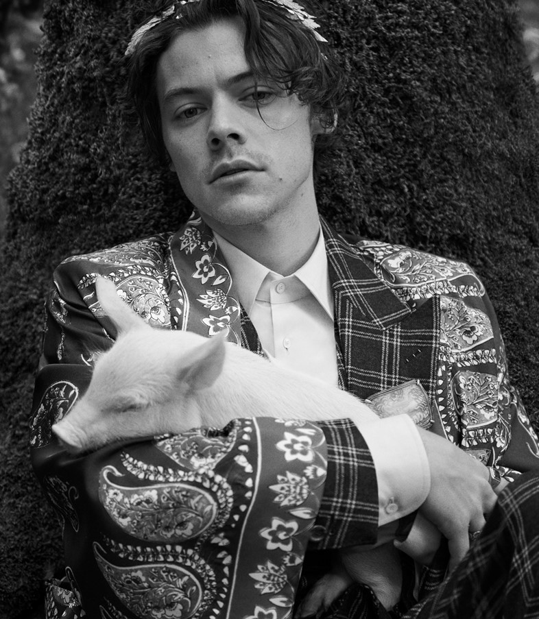 Harry Styles Gucci campaign ad 2018 Another Man fashion