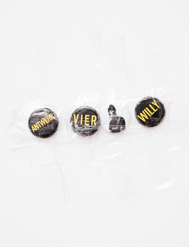 Willy Vanderperre VIER collaboration T-shirts, stickers, pin