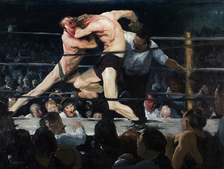 GEORGE BELLOWS – STAG AT SHARKEYS 1909