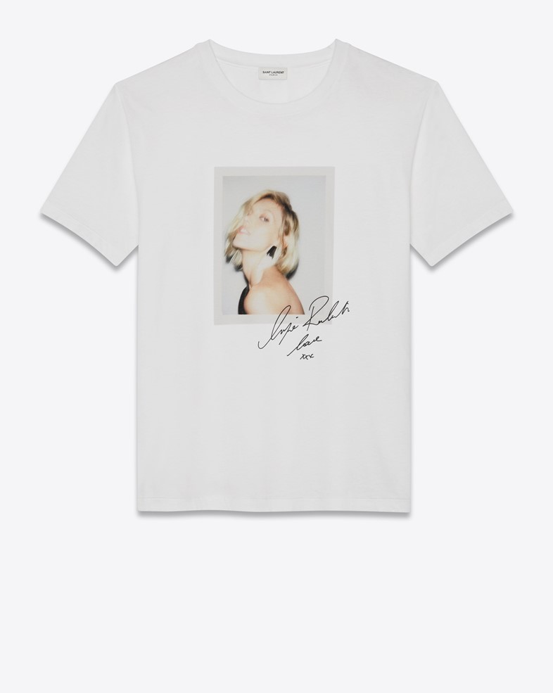 SAINT LAURENT RIVE DROITE_T-SHIRT