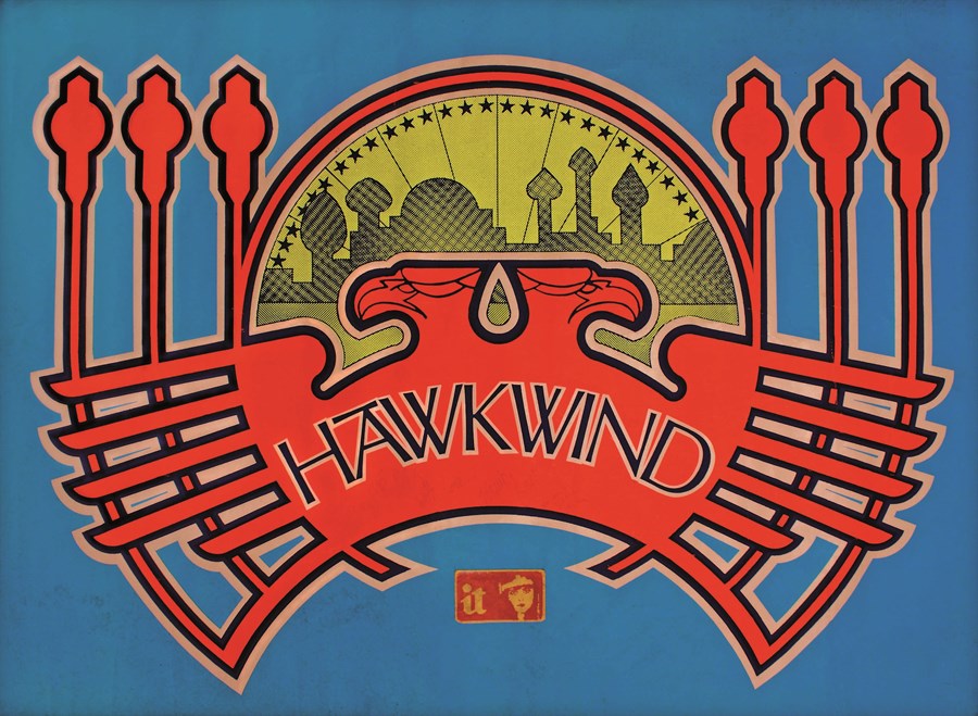2. Hawkwind poster, 1973. Design © Barney Bubbles 