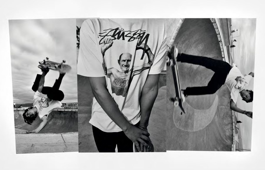 An IDEA Book About T-Shirts By Stüssy archive adverts