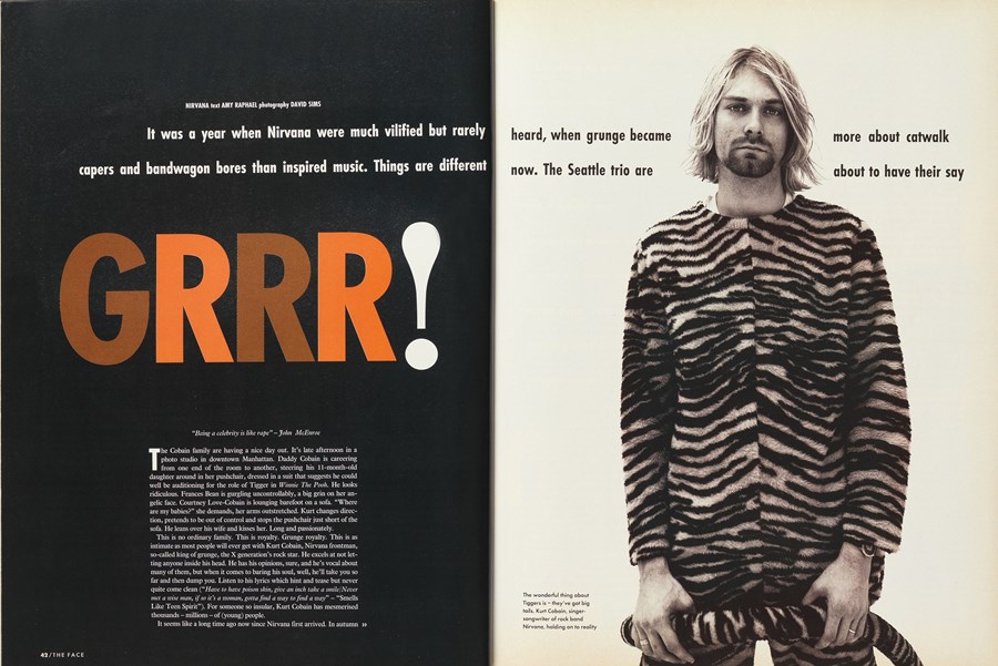 Kurt Cobain The Face Magazine