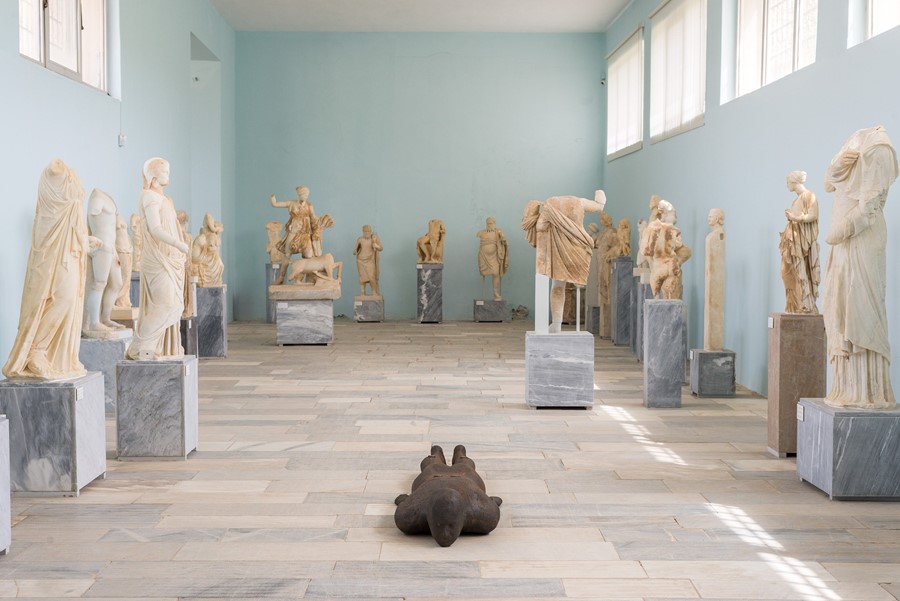 Antony Gormley SIGHT on the Island of Delos
