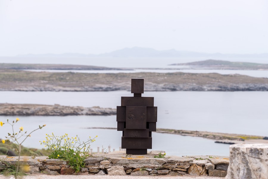 Antony Gormley SIGHT on the Island of Delos