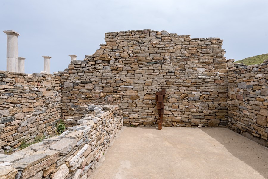 Antony Gormley SIGHT on the Island of Delos