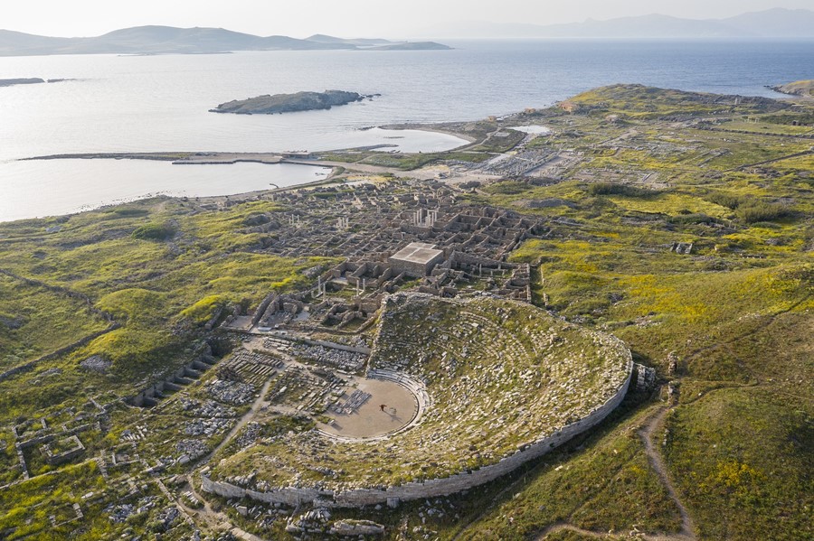 Antony Gormley SIGHT on the Island of Delos