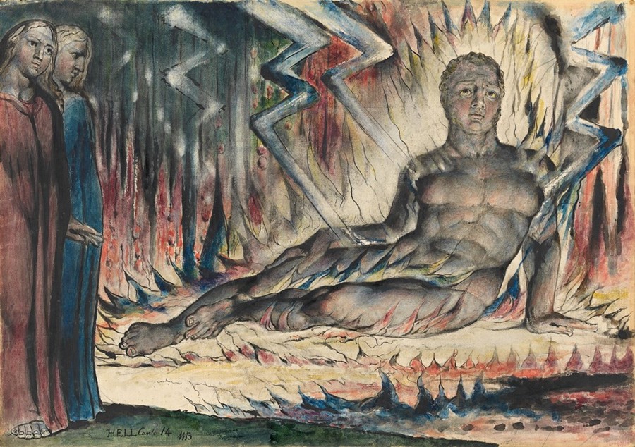 Tate Britain William Blake exhibition 2019 2020 Capaneus