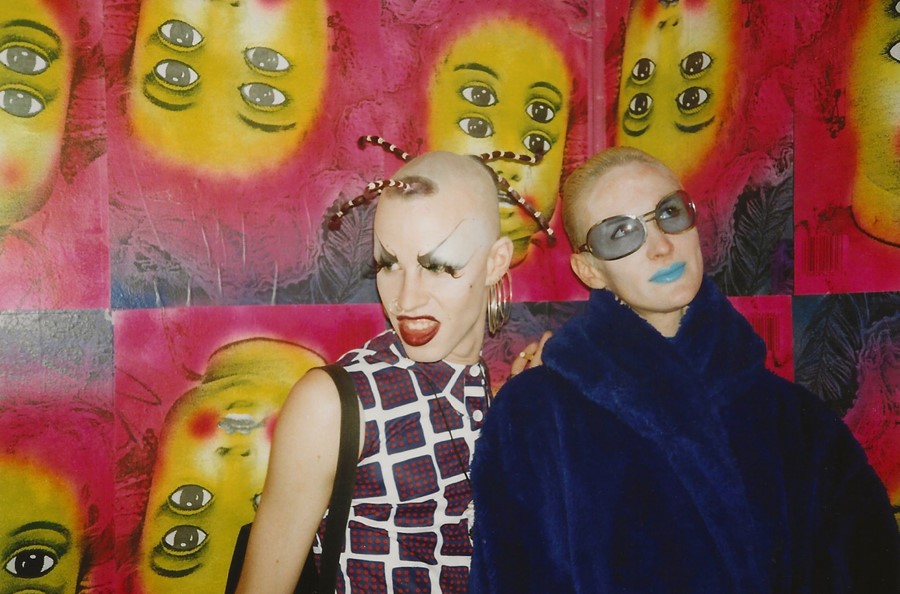 Walt Paper and Page at Limelight nightclub. 1995