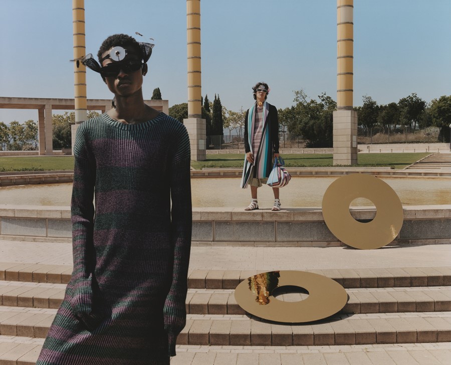 LOEWE Men's SS20 Publication Tyler Mitchell Barcelona