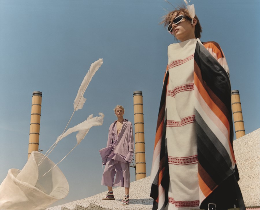 LOEWE Men's SS20 Publication Tyler Mitchell Barcelona
