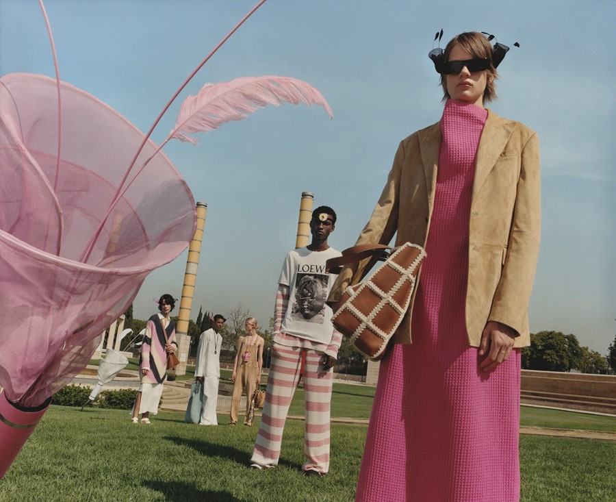 LOEWE Men's SS20 Publication Tyler Mitchell Barcelona